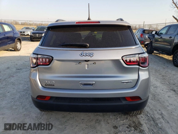 2022 Jeep Compass Latitude Lux with VIN 3C4NJDFB8NT178915, listed as a Copart auction lot 48702815 with 16,441 mi miles and Salvage title. Bid and sale history available at DreamBid. Image 6.