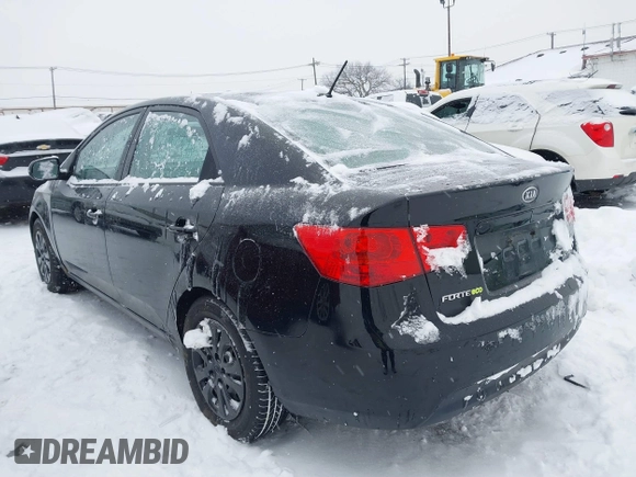 2012 Kia Forte EX with VIN KNAFU4A26C5469653, listed as a IAAI auction lot 41568141 with 163,389 mi miles. Bid and sale history available at carsss.com. Image 3.