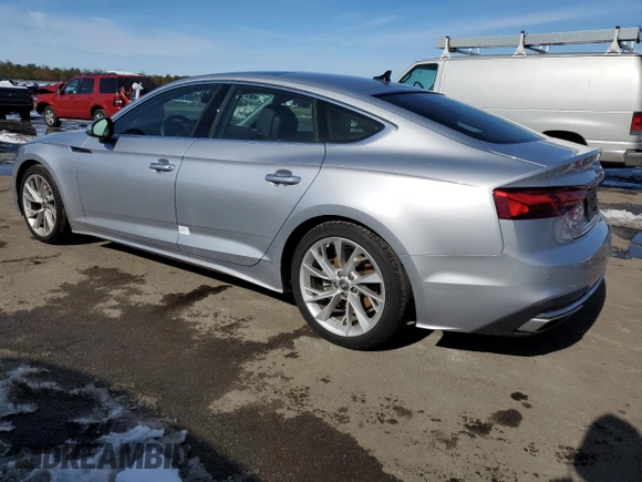 2021 Audi A5 Sportback Premium with VIN WAUABCF51MA006289, listed as a Copart auction lot 42293074 with 29,475 mi miles. Bid and sale history available at carsss.com. Image 2.