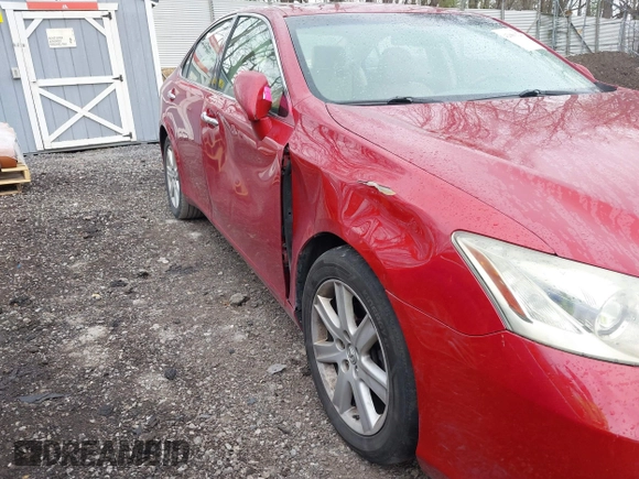 2009 Lexus ES 350 with VIN JTHBJ46G492275498, listed as a IAAI auction lot 42080324 with 122,758 mi miles. Bid and sale history available at carsss.com. Image 6.