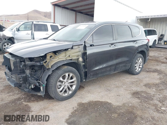 2020 Hyundai Santa Fe SE with VIN 5NMS2CAD4LH218257, listed as a IAAI auction lot 41221205 with 61,722 mi miles. Bid and sale history available at carsss.com. Image 18.