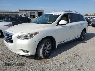 2015 Infiniti QX60 with VIN 5N1AL0MM1FC501863, listed as a Copart auction lot 53181165 with 122,647 mi miles and Salvage title. Bid and sale history available at DreamBid. Image 1.