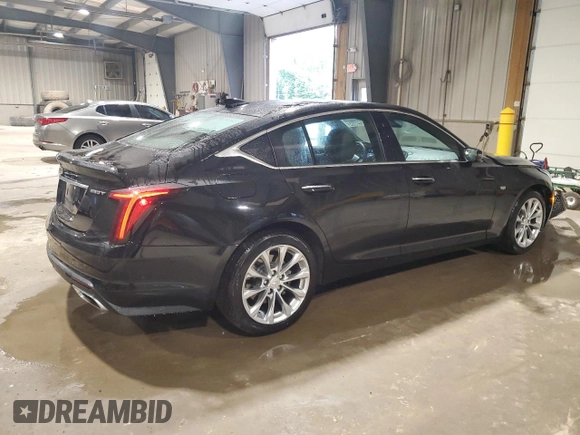 2023 Cadillac CT5 Premium Luxury z VIN 1G6DN5RK0P0133410, wystawiony jako Copart lot #74236654 z przebiegiem 25 640 mil mil oraz Czysty tytuł • Clean title. Historia ofert i sprzedaży dostępna na DreamBid. Obrazek 3.