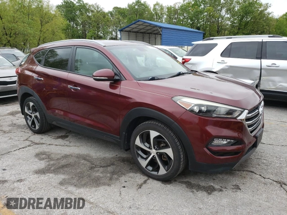 2016 Hyundai Tucson Limited z VIN KM8J33A27GU113407, wystawiony jako Copart lot #56000655 z przebiegiem 133 670 mil mil oraz Czysty tytuł • Clean title. Historia ofert i sprzedaży dostępna na DreamBid. Obrazek 4.
