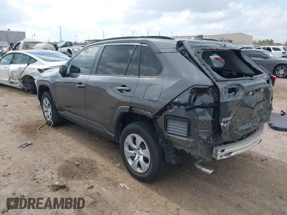 2020 Toyota RAV4 LE with VIN 2T3H1RFV0LW072095, listed as a IAAI auction lot 40847317 with 59,499 mi miles. Bid and sale history available at carsss.com. Image 3.