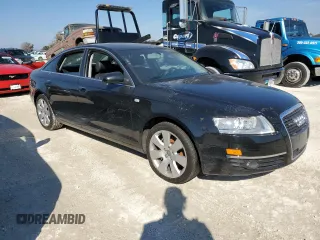 2007 Audi A6 3.2L with VIN WAUDH74F07N135135, listed as a Copart auction lot 76583304 with 0 mi miles and Salvage Title. Bid and sale history available at carsss.com. Image 4.