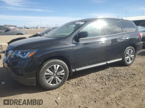 2017 Nissan Pathfinder SV with VIN 5N1DR2MM0HC643292, listed as a Copart auction lot 49462315 with 100,389 mi miles and Clean Title. Bid and sale history available at carsss.com. Image 1.