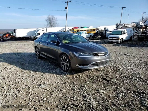 2015 Chrysler 200 C with VIN 1C3CCCEG3FN644278, listed as a Copart auction lot 50425775 with 148,035 mi miles and Salvage Title. Bid and sale history available at carsss.com. Image 13.
