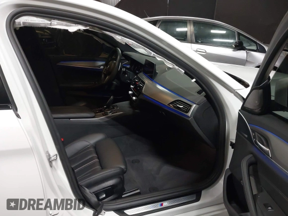 2019 BMW 5 Series 540i xDrive with VIN WBAJE7C55KWW19065, listed as a IAAI auction lot 41835435 with 45,087 mi miles and . Bid and sale history available at carsss.com. Image 5.