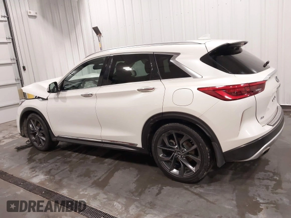 2019 Infiniti QX50 Luxe with VIN 3PCAJ5M38KF117624, listed as a IAAI auction lot 41630700 with 116,887 mi miles and . Bid and sale history available at DreamBid. Image 14.