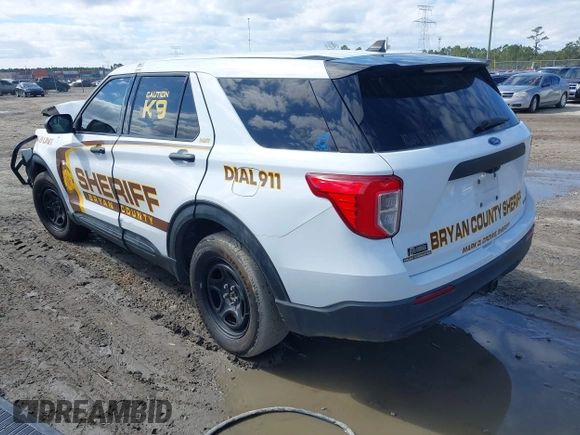 2022 Ford Police Interceptor Utility z VIN 1FM5K8AB9NGA26864, wystawiony jako IAAI lot #41629292 z przebiegiem Nie podano mil oraz . Historia ofert i sprzedaży dostępna na DreamBid. Obrazek 3.