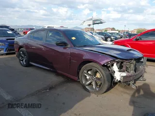 2021 Dodge Charger R/T with VIN 2C3CDXCT2MH574377, listed as a IAAI auction lot 42760667 with 49,295 mi miles and . Bid and sale history available at DreamBid. Image 1.