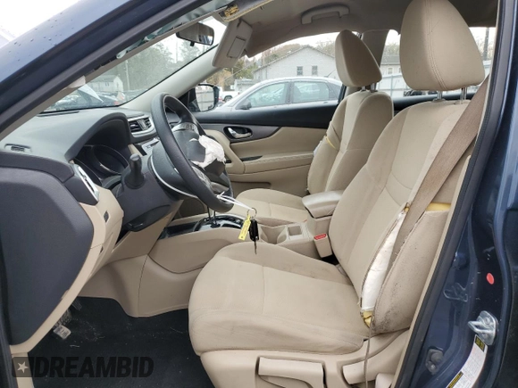 2016 Nissan Rogue S with VIN KNMAT2MV1GP602792, listed as a Copart auction lot 52709285 with 47,308 mi miles and Salvage Title. Bid and sale history available at carsss.com. Image 7.