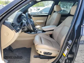 2014 BMW X3 xDrive35i with VIN 5UXWX7C53EL984609, listed as a Copart auction lot 53712325 with 138,180 mi miles and Salvage Title. Bid and sale history available at DreamBid. Image 7.