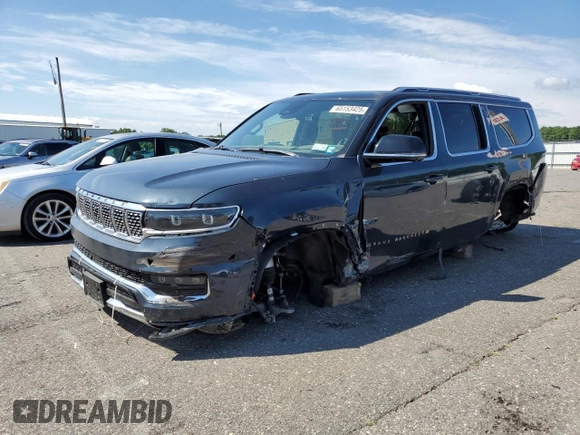2024 Jeep Grand Wagoneer Series III with VIN 1C4SJSGP2RS186372, listed as a Copart auction lot 65153425 with Not provided miles and Salvage title. Bid and sale history available at DreamBid. Image 1.