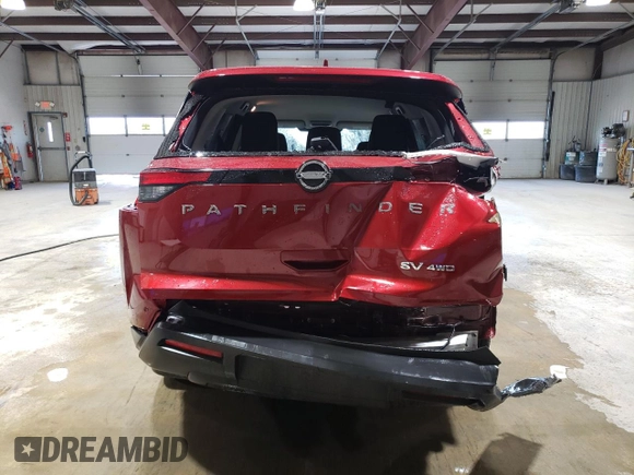 2024 Nissan Pathfinder SV with VIN 5N1DR3BC8RC286672, listed as a Copart auction lot 59161595 with 15,962 mi miles and Clean title. Bid and sale history available at DreamBid. Image 6.