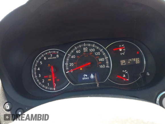 2014 Nissan Maxima SV with VIN 1N4AA5AP9EC445598, listed as a IAAI auction lot 42837072 with 147,930 mi miles and . Bid and sale history available at DreamBid. Image 7.