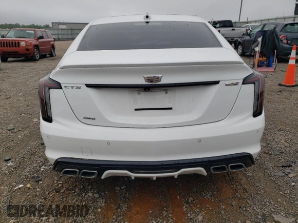 2020 Cadillac CT5 V-Series with VIN 1G6DV5RW3L0136282, listed as a Copart auction lot 60639485 with 47,882 mi miles and Salvage title. Bid and sale history available at DreamBid. Image 6.