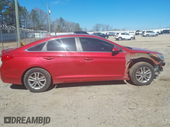 2017 Hyundai Sonata SE with VIN 5NPE24AFXHH543364, listed as a IAAI auction lot 41658050 with 192,963 mi miles. Bid and sale history available at carsss.com. Image 14.