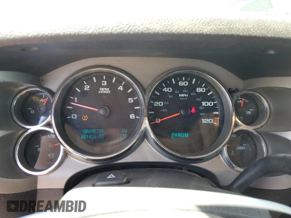 2012 GMC Sierra 1500 SLE z VIN 1GTR2VE77CZ131849, wystawiony jako Copart lot #58100045 z przebiegiem 101 431 mil mil oraz Szkoda całkowita • Salvage title. Historia ofert i sprzedaży dostępna na DreamBid. Obrazek 9.