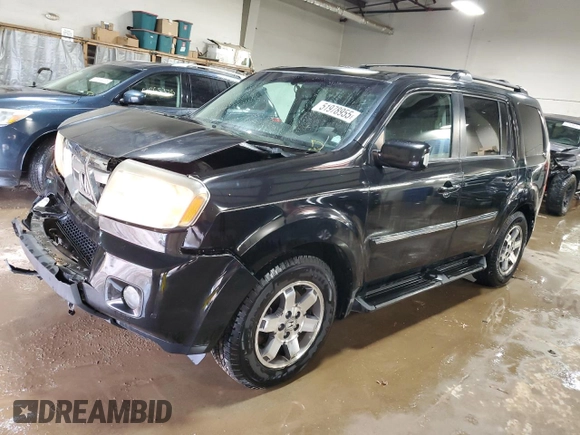 2009 Honda Pilot Touring with VIN 5FNYF489X9B049491, listed as a Copart auction lot 51978955 with 152,661 mi miles and Salvage Title. Bid and sale history available at carsss.com. Image 1.