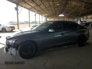 2016 Infiniti Q50 2.0t Premium with VIN JN1CV7AP3GM201982, listed as a Copart auction lot 75443484 with 79,658 mi miles and Clean Title. Bid and sale history available at carsss.com. Image 1.