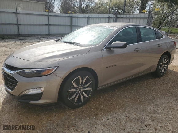 2024 Chevrolet Malibu RS with VIN 1G1ZG5ST1RF178414, listed as a Copart auction lot 50100525 with 36,836 mi miles and Clean Title. Bid and sale history available at carsss.com. Image 1.
