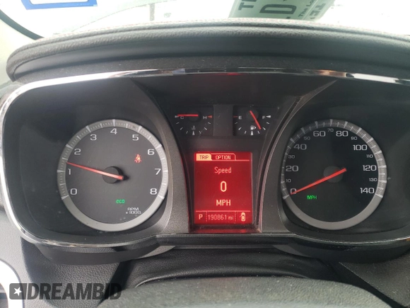 2015 GMC Terrain SLT with VIN 2GKFLXEK8F6224593, listed as a Copart auction lot 43544305 with 190,861 mi miles and Salvage Title. Bid and sale history available at DreamBid. Image 9.