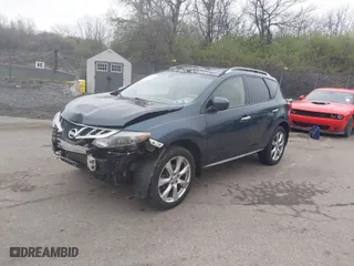 2013 Nissan Murano SL with VIN JN8AZ1MW6DW305038, listed as a IAAI auction lot 41951787 with 110,513 mi miles. Bid and sale history available at carsss.com. Image 2.