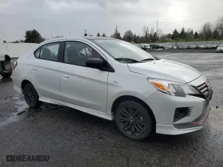 2024 Mitsubishi Mirage G4 ES with VIN ML32FUFJ0RHF06480, listed as a Copart auction lot 46890065 with 14,428 mi miles and Salvage Title. Bid and sale history available at carsss.com. Image 4.