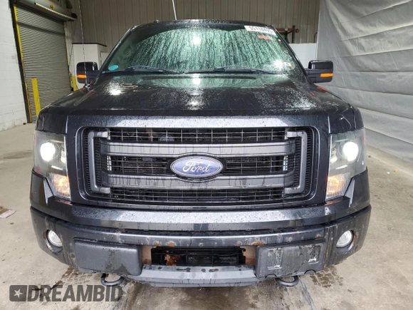 2013 Ford F-150 XL with VIN 1FTFW1ETXDFC75525, listed as a Copart auction lot 55118495 with 157,018 mi miles and Clean Title. Bid and sale history available at carsss.com. Image 5.