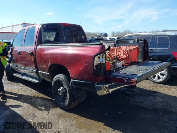 2003 Dodge 2500 ST with VIN 3D7KU28D83G853929, listed as a IAAI auction lot 38641479 with 123,111 mi miles. Bid and sale history available at carsss.com. Image 3.