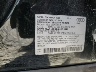 2020 Audi Q5 Premium z VIN WA1ANAFY2L2082146, wystawiony jako Copart lot #88614545 z przebiegiem 67 352 mil mil oraz Nie do naprawy • Non repairable. Historia ofert i sprzedaży dostępna na DreamBid. Obrazek 15.