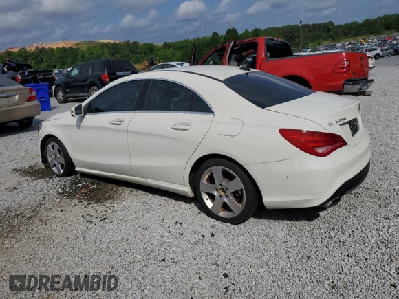 2016 Mercedes-Benz CLA 250 with VIN WDDSJ4GB9GN381743, listed as a Copart auction lot 55478545 with 89,499 mi miles and Clean Title. Bid and sale history available at DreamBid. Image 2.
