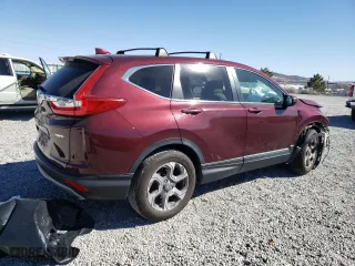 2019 Honda CR-V EX with VIN 7FARW2H57KE027657, listed as a Copart auction lot 46950655 with 50,655 mi miles and Salvage Title. Bid and sale history available at carsss.com. Image 3.