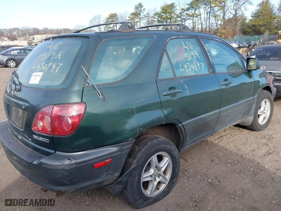 1999 Lexus RX 300 Luxury SUV with VIN JT6HF10U7X0047117, listed as a IAAI auction lot 41784523 with 999,999 mi miles. Bid and sale history available at carsss.com. Image 4.