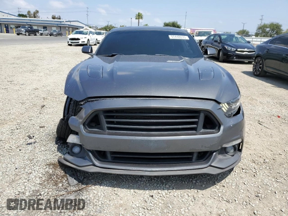 2016 Ford Mustang GT with VIN 1FA6P8CF5G5206504, listed as a Copart auction lot 55448035 with 76,856 mi miles and Salvage title. Bid and sale history available at DreamBid. Image 5.