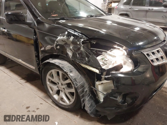 2012 Nissan Rogue S with VIN JN8AS5MT3CW261533, listed as a IAAI auction lot 41509296 with 141,533 mi miles. Bid and sale history available at carsss.com. Image 6.