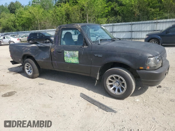 1999 Ford Ranger XL with VIN 1FTYR10C2XTB02854, listed as a Copart auction lot 54534185 with 172,616 mi miles and Salvage Title. Bid and sale history available at DreamBid. Image 4.