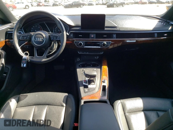 2019 Audi A5 Sportback Premium with VIN WAUANCF58KA010960, listed as a Copart auction lot 47604643 with 53,732 mi miles. Bid and sale history available at carsss.com. Image 8.