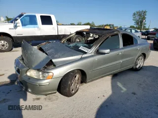 2007 Volvo S60 2.5L Turbo with VIN YV1RS592872640162, listed as a Copart auction lot 69946594 with 0 mi miles and Salvage Title. Bid and sale history available at carsss.com. Image 1.