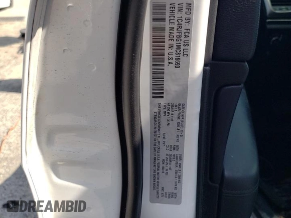 2021 Jeep Grand Cherokee Limited X with VIN 1C4RJFBG1MC816690, listed as a Copart auction lot 51083245 with 31,733 mi miles and Salvage title. Bid and sale history available at DreamBid. Image 15.