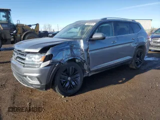 2018 Volkswagen Atlas SEL with VIN 1V2MR2CA0JC563085, listed as a Copart auction lot 46860475 with 164,542 mi miles and Salvage title. Bid and sale history available at DreamBid. Image 1.