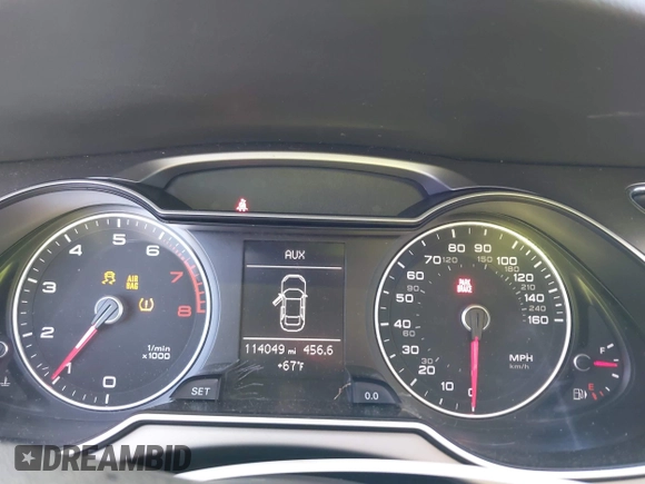 2013 Audi A4 Premium с VIN WAUDFAFL5DA158032, выставлен на аукционе IAAI как лот 42394021 с пробегом 114 049 миль миль и . История ставок и продаж доступна на DreamBid. Изображение 7.