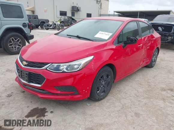 2017 Chevrolet Cruze LS with VIN 1G1BC5SM5H7172064, listed as a IAAI auction lot 41877435 with 84,058 mi miles and . Bid and sale history available at DreamBid. Image 2.