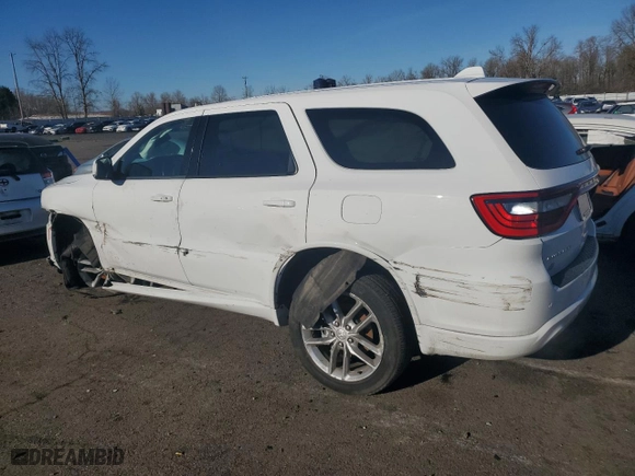 2022 Dodge Durango GT with VIN 1C4RDJDGXNC220230, listed as a Copart auction lot 42184005 with 42,340 mi miles and Salvage Title. Bid and sale history available at carsss.com. Image 2.