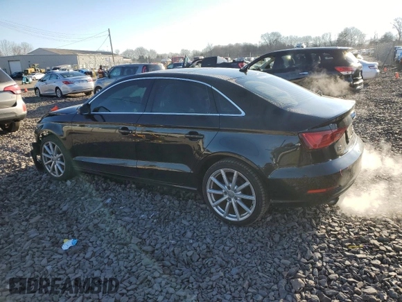 2015 Audi A3 2.0T Premium Plus with VIN WAUEFGFF7F1076792, listed as a Copart auction lot 37196914 with 129,162 mi miles. Bid and sale history available at carsss.com. Image 2.