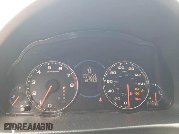 2004 Acura TSX w/Navigation with VIN JH4CL96934C026335, listed as a Copart auction lot 53743664 with 187,550 mi miles and Clean title. Bid and sale history available at DreamBid. Image 9.
