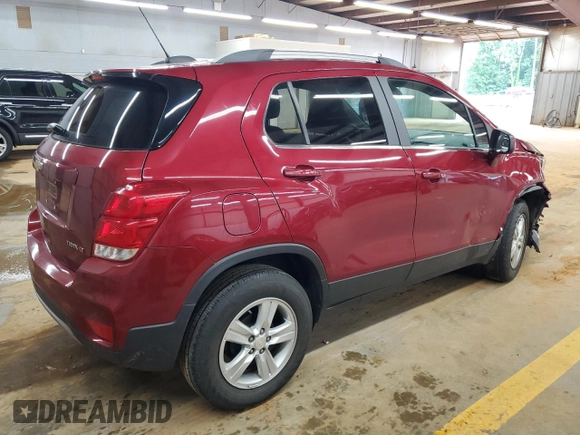 2020 Chevrolet Trax LT with VIN 3GNCJLSB0LL253585, listed as a Copart auction lot 59113145 with 26,356 mi miles and Salvage title. Bid and sale history available at DreamBid. Image 3.