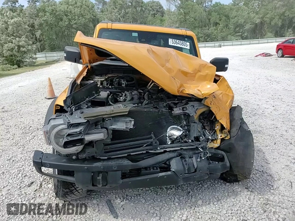 2022 Ford Bronco z VIN 1FMEE5DH2NLB68468, wystawiony jako Copart lot #53645805 z przebiegiem 25 411 mil mil oraz Szkoda całkowita • Salvage title. Historia ofert i sprzedaży dostępna na DreamBid. Obrazek 14.